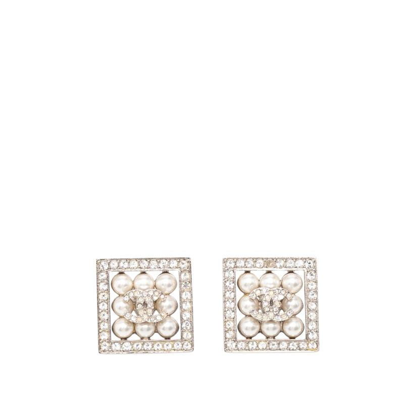 CHANEL（シャネル） ココマーク スクエア スタッド ピアス C24S刻印 