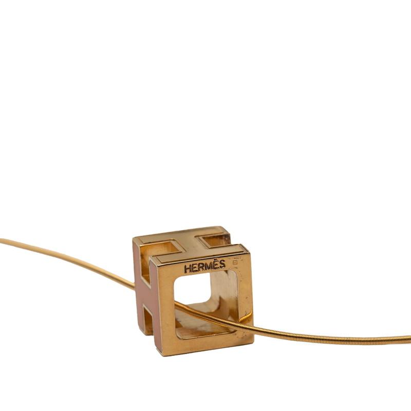 HERMES（エルメス） カージュドアッシュ Hキューブ ペンダント 