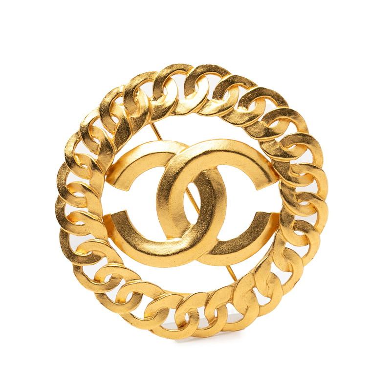 CHANEL（シャネル） ヴィンテージ ココマーク ブローチ ゴールド 