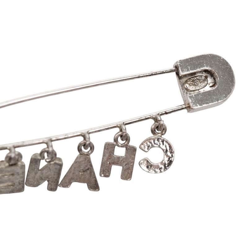 CHANEL（シャネル） 安全ピン モチーフ ブローチ 01P刻印 シルバー 