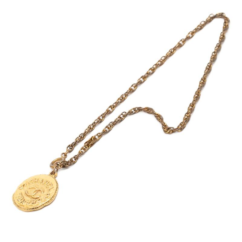 CHANEL（シャネル） ココマーク コインモチーフ チェーン ペンダント 