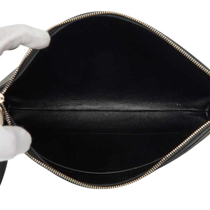 ✨超美品✨BALENCIAGA　クラッチバッグ　オールレザー　A4　デカロゴ　黒 BALENCIAGA（バレンシアガ） ロゴ クラッチバッグ ブラック レザー