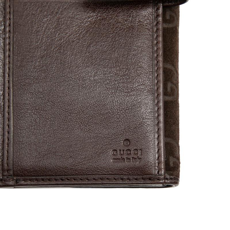 GUCCI（グッチ） ホースビット 長財布 138040 ブラウン スウェード 