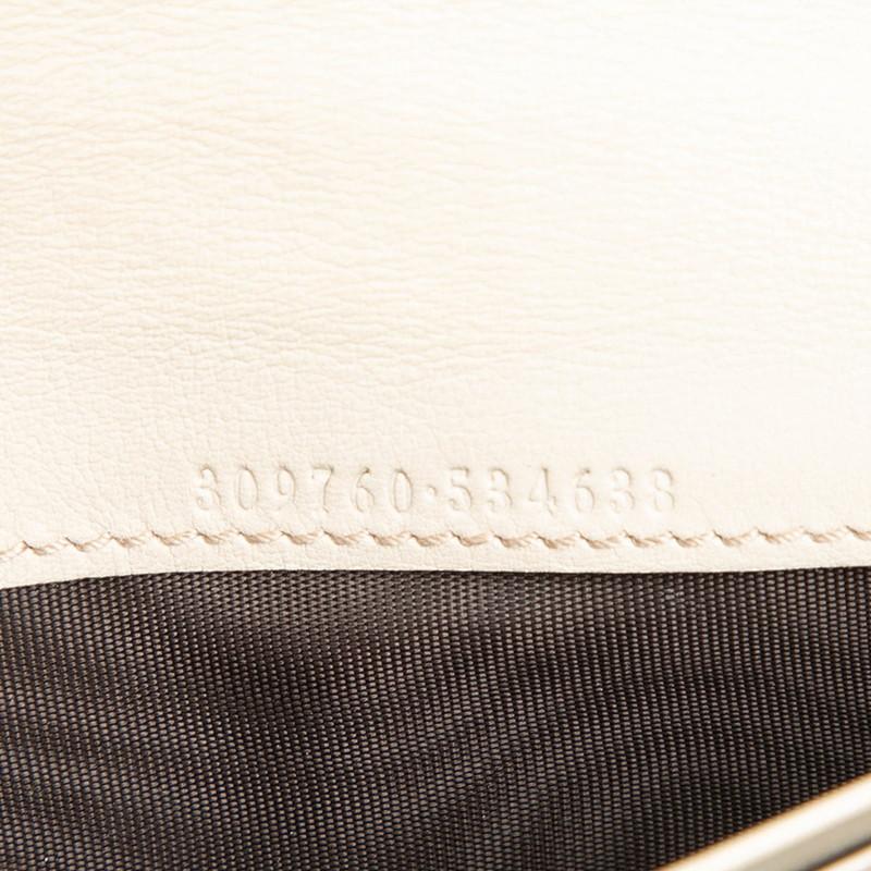 GUCCI（グッチ） マイクログッチシマ 長財布 309760 アイボリー レザー
