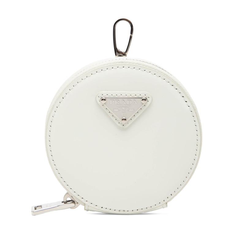 PRADA（プラダ） 三角ロゴ コインケース ラウンドポーチ キーチャーム
