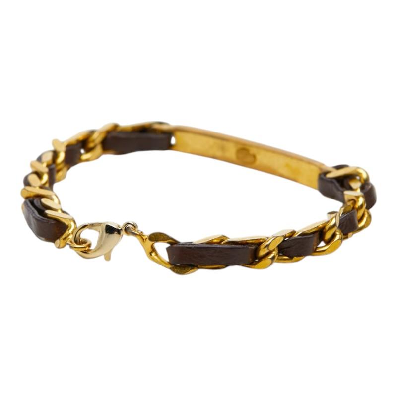 CHANEL ゴールド ロゴチャーム ブレスレット 中古・古着通販】CHANEL (シャネル) ココマーク コインチャーム