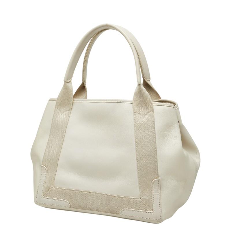 BALENCIAGA（バレンシアガ） パンチングロゴ ネイビーカバス S