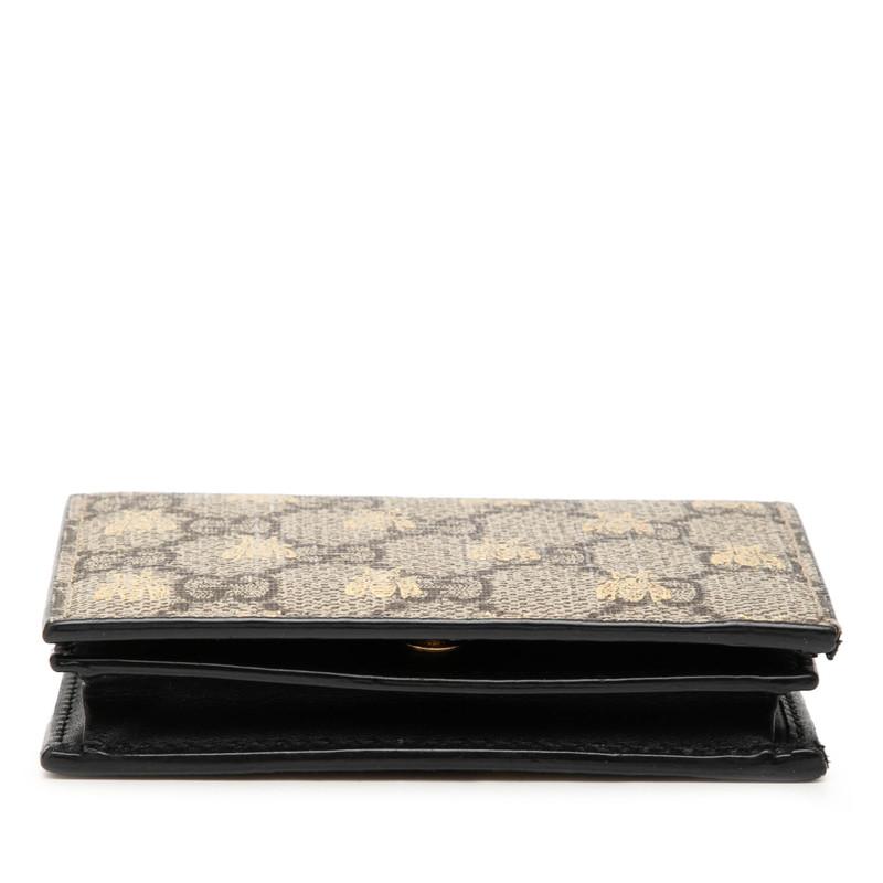 GUCCI（グッチ） GGスプリーム ビー 蜂 二つ折り財布 コンパクト