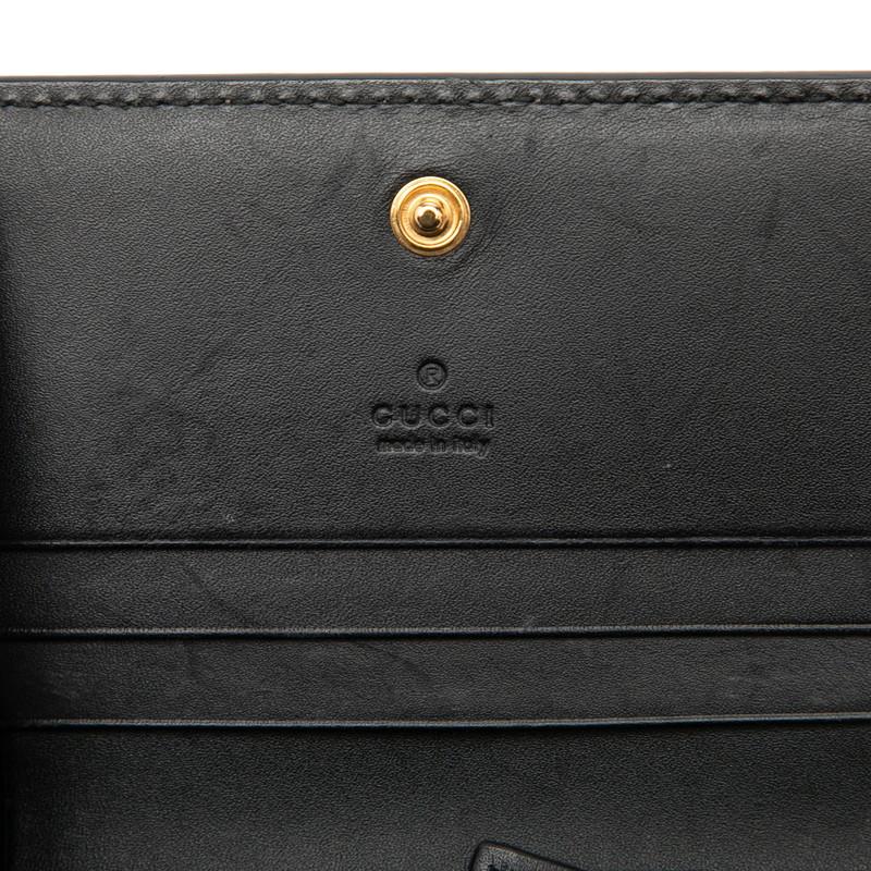 GUCCI（グッチ） GGスプリーム ビー 蜂 二つ折り財布 コンパクト