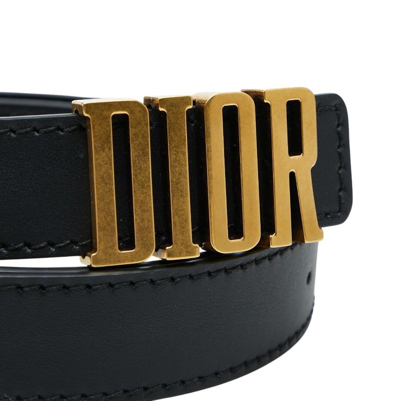 美品　クリスチャンディオール D-fence ロゴ バックルベルト ディオール D-Fence ディフェンス ロゴバックル ベルト サイズ75