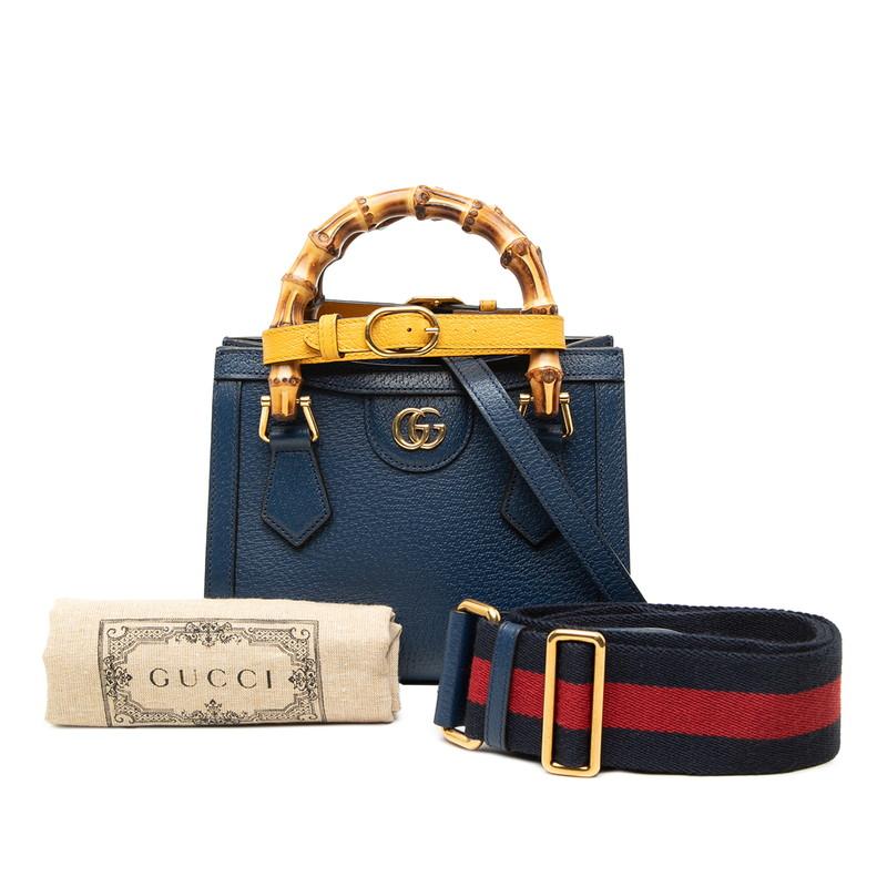 GUCCI（グッチ） バンブー ダイアナ ミニトート ハンドバッグ