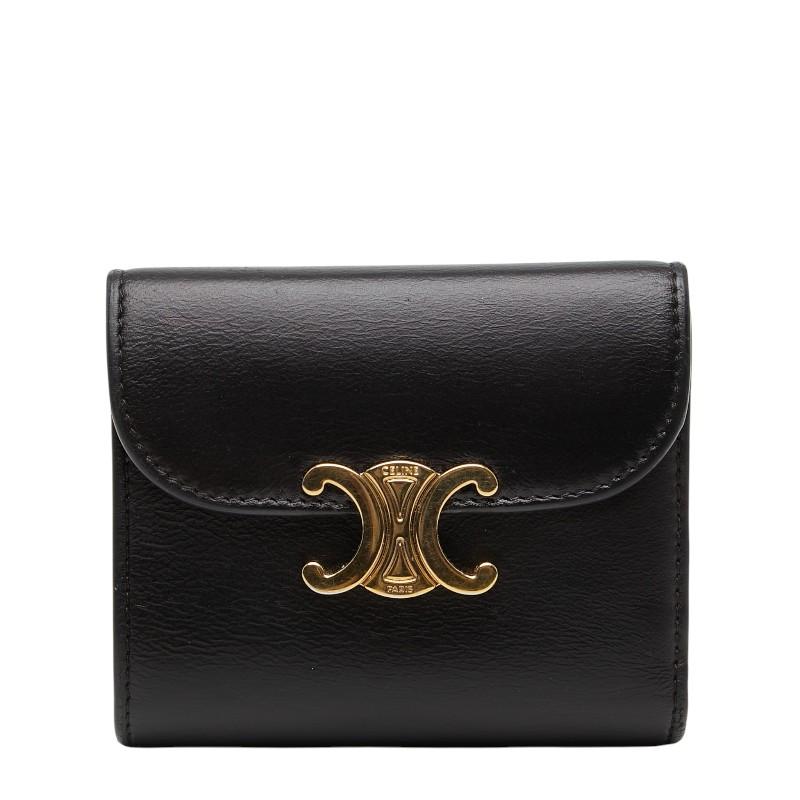 CELINE（セリーヌ） トリオンフ スモール フラップウォレット 三つ折り