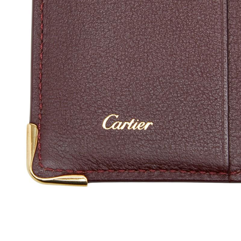 Cartier（カルティエ） マストライン カードケース パスケース ワイン