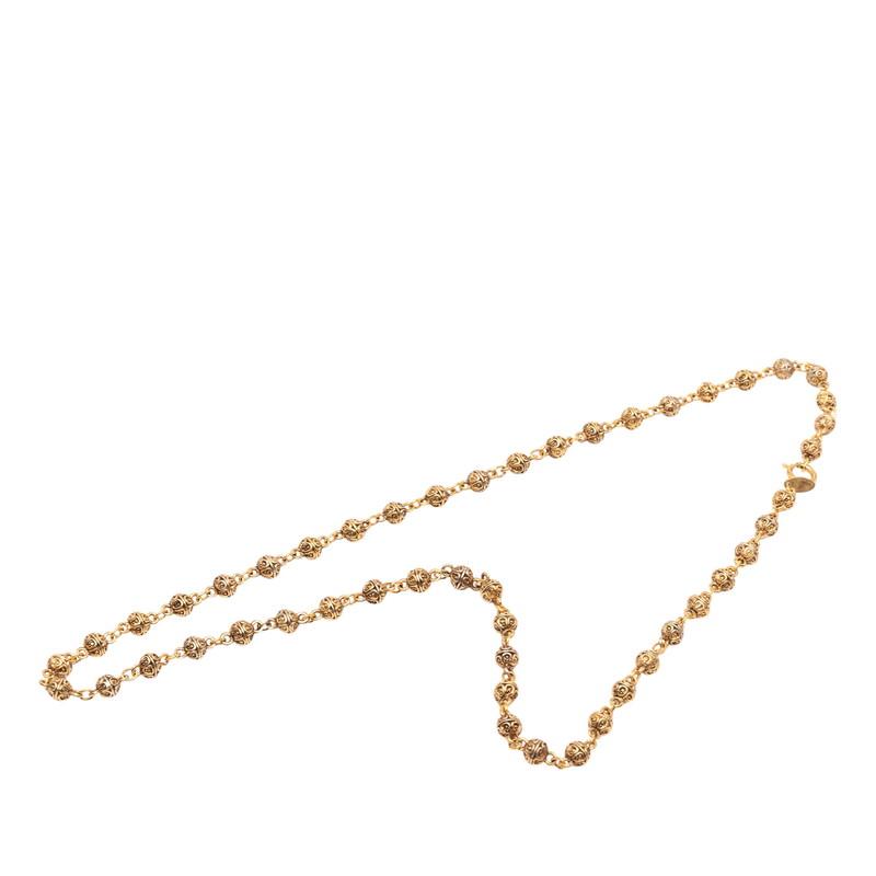 CHANEL（シャネル） ヴィンテージ ロング ネックレス ゴールド メッキ
