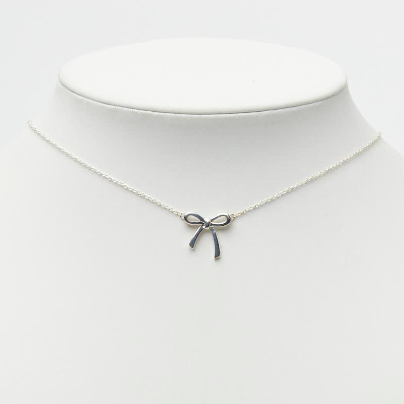 TIFFANY&Co.（ティファニー） ボウ リボン ネックレス SV925 シルバー