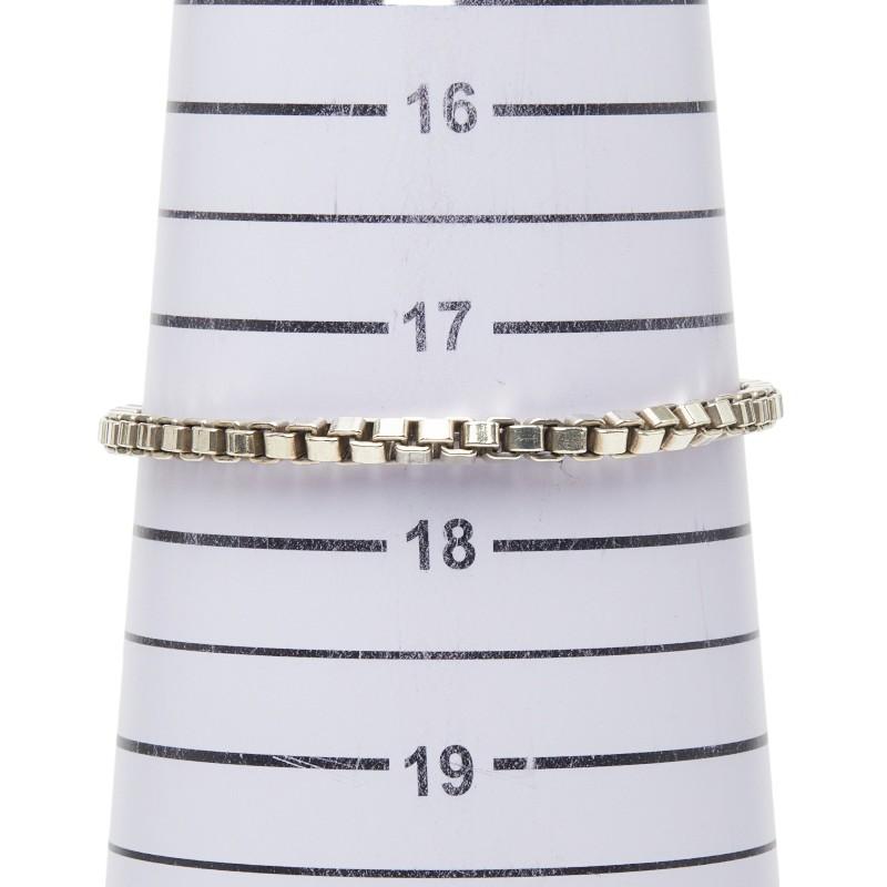 ティファニー TIFFANY ベネチアンチェーン ブレスレット SV925 TIFFANY&Co.（ティファニー） ベネチアン リンク チェーン