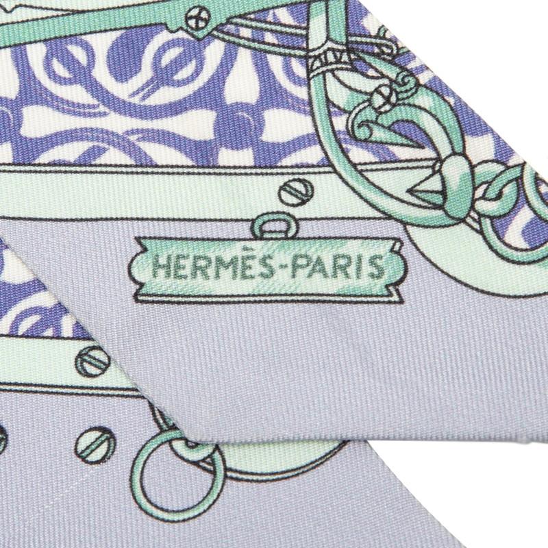 HERMES（エルメス） ツイリー 馬術と鎖 Mors et Gourmettes スカーフ 