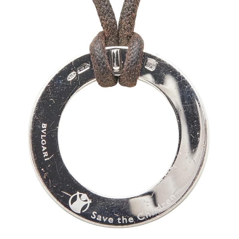 BVLGARI セーブザチルドレン ネックレス SV925 美品 BVLGARI（ブルガリ） セーブザチルドレン ネックレス SV925 シルバー