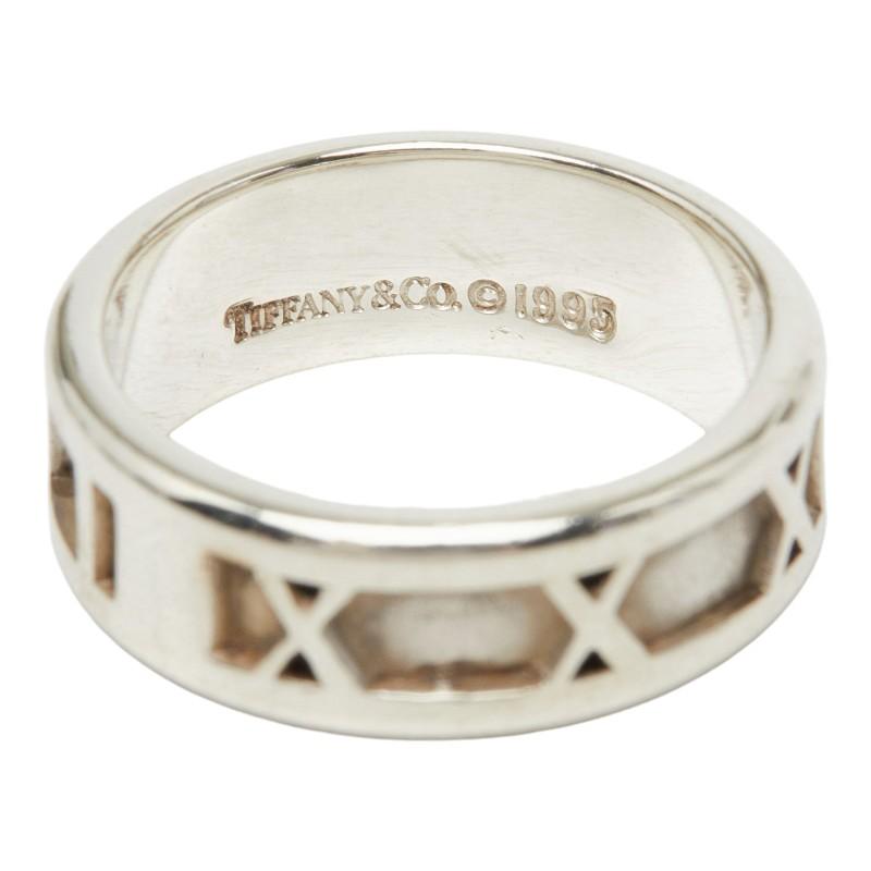 ティファニー TIFFANY&CO アトラスリング 7号 SV925 TIFFANY&Co.（ティファニー） アトラス リング 指輪 SV925 シルバー