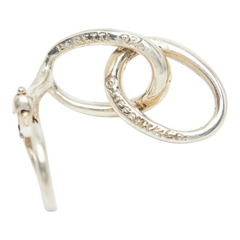 【美品】TIFFANY&Co. ダブル ループ イヤリング シルバー925 TIFFANY&Co.（ティファニー） ダブルループ イヤリング SV925 シルバー