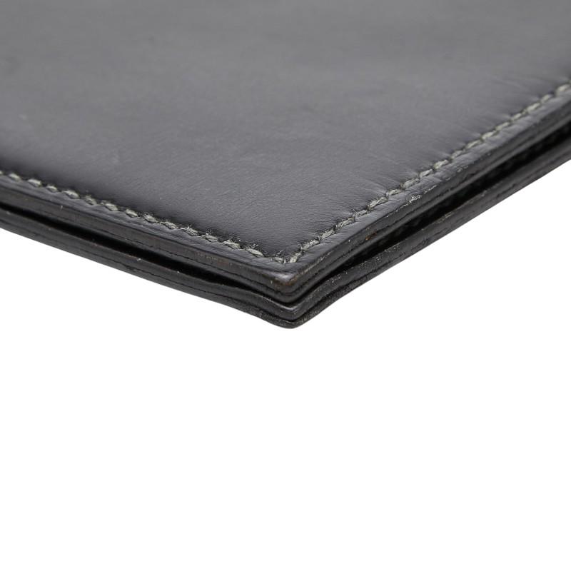 HERMES（エルメス） システム手帳 手帳カバー ブラック レザー 