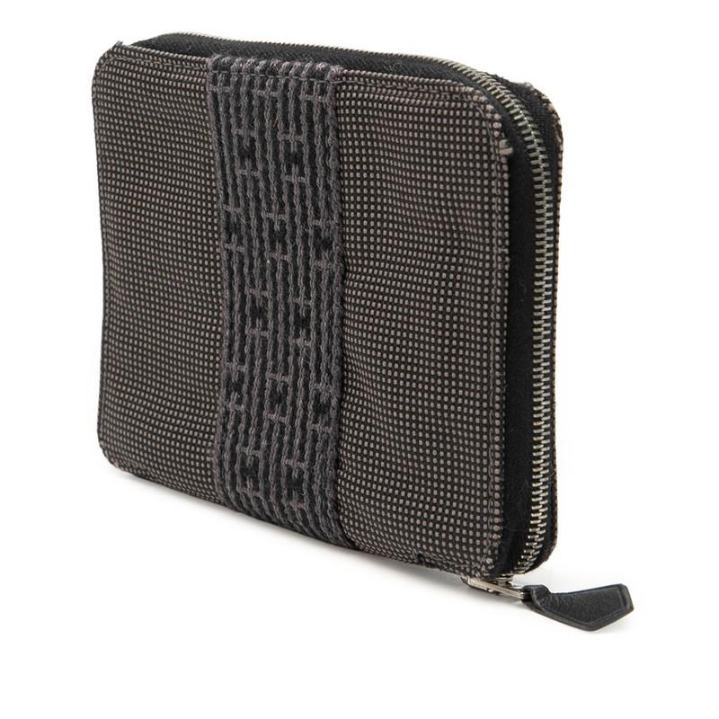 HERMESエールライン　二つ折り財布 HERMES（エルメス） エールライン パースPM 二つ折り財布 グレー