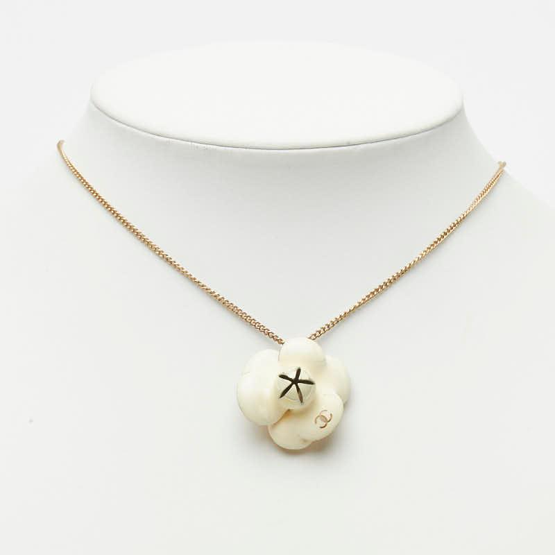 CHANEL（シャネル） ココマーク カメリア 花 モチーフ ネックレス