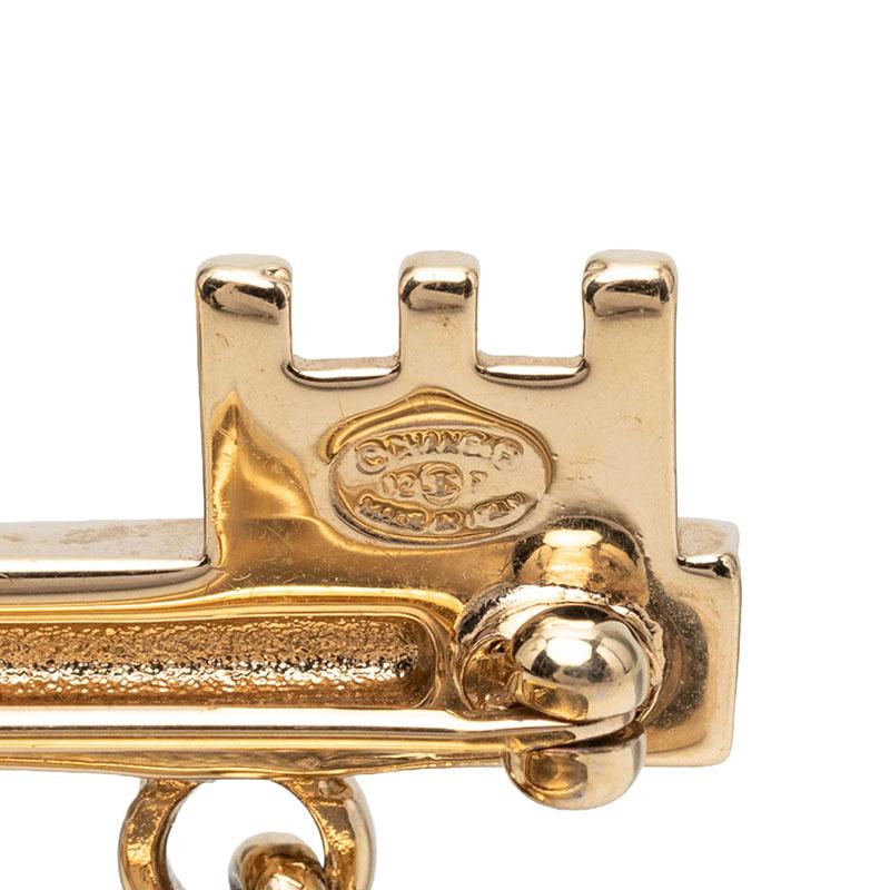 CHANEL（シャネル） ココマーク ハートロック キー ブローチ ゴールド