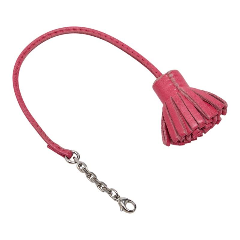 極美品 エルメス カルメンチータ 17 ブックマーク チャーム ピンク HERMES（エルメス） カルメンチータ ブックマーク バッグチャーム