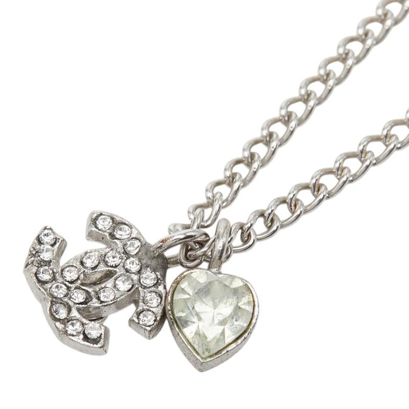CHANEL（シャネル） ココマーク ハート ペンダント ネックレス 08C