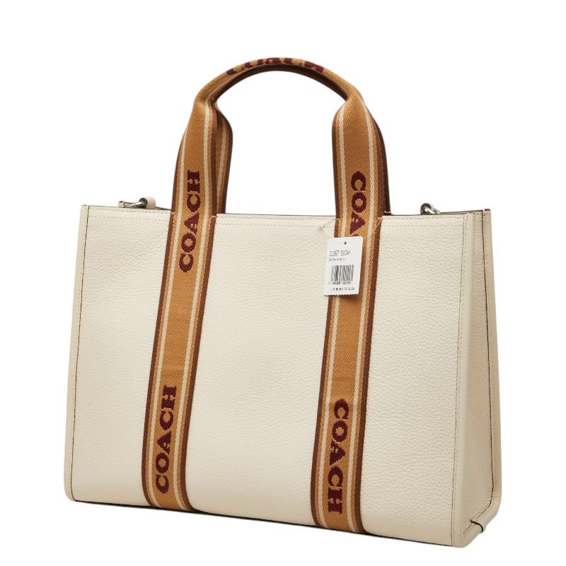 【美品】COACH コーチ スミス トートバッグ 2WAY チョークマルチ COACH（コーチ） スミス トートバッグ ショルダーバッグ 2WAY CU997