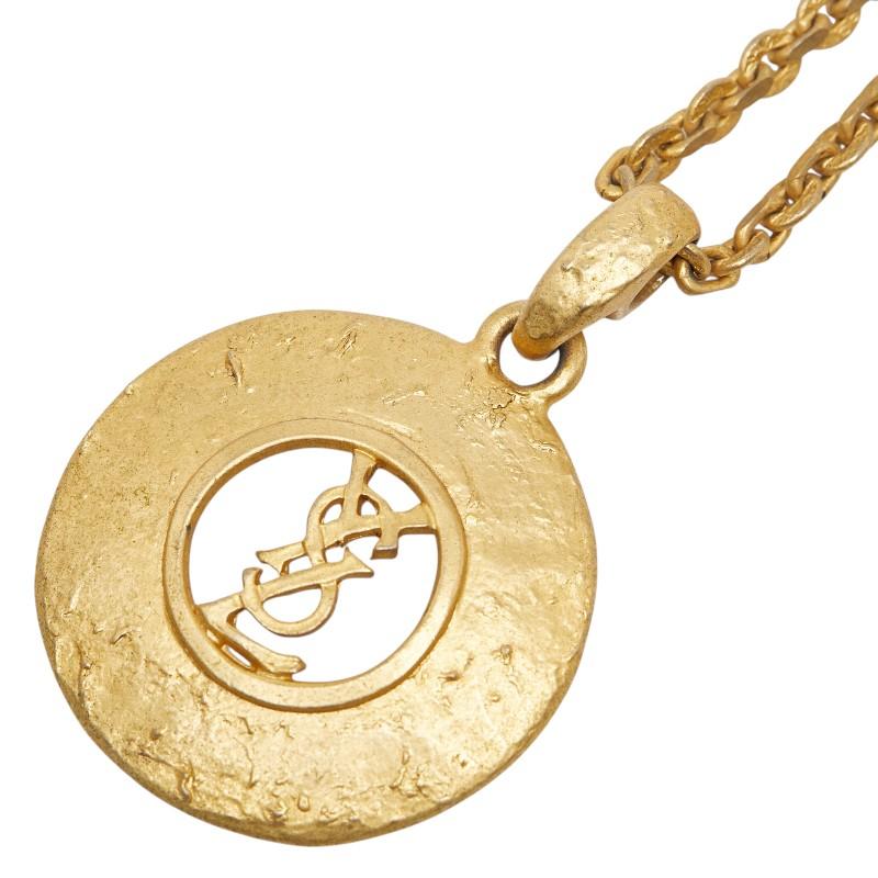 vintage YSL イヴサンローラン パール ネックレス ゴールド 【公式通販】