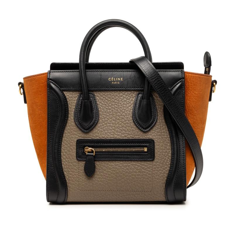 CELINE（セリーヌ） ラゲージ ナノショッパー ハンドバッグ ショルダー