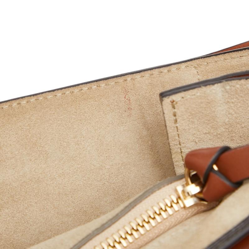 Chloe（クロエ） フェイ ミディアム クラッチバッグ ブラウン レザー
