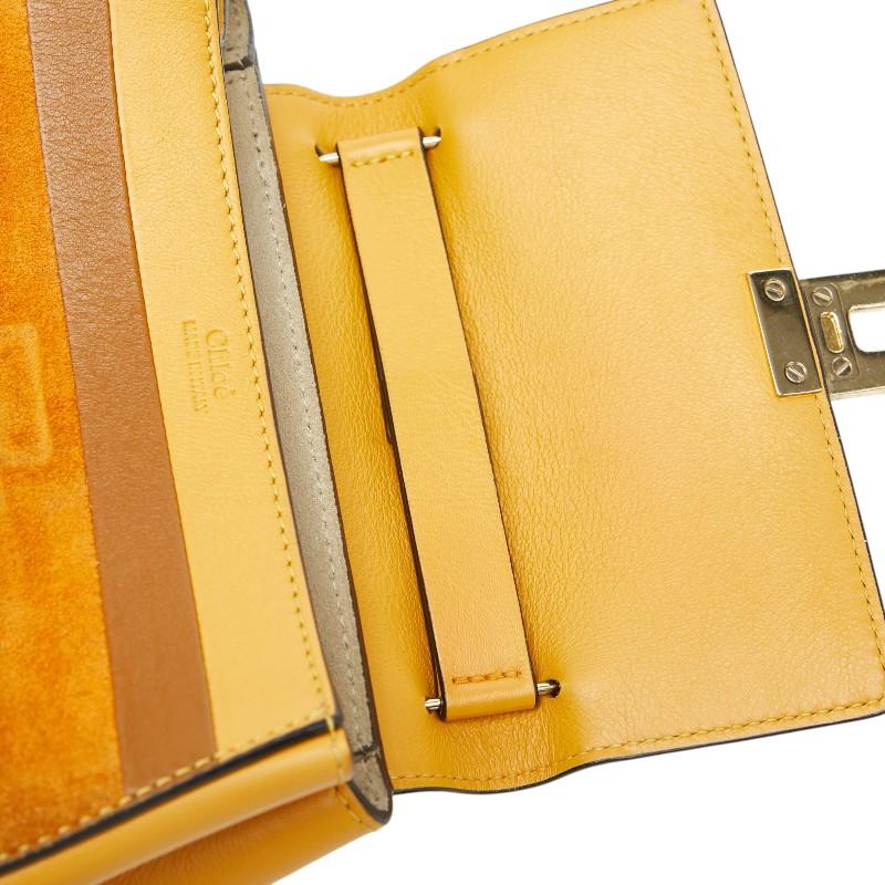 Chloe（クロエ） ドリュー パッチワーク 斜め掛け チェーン ショルダー