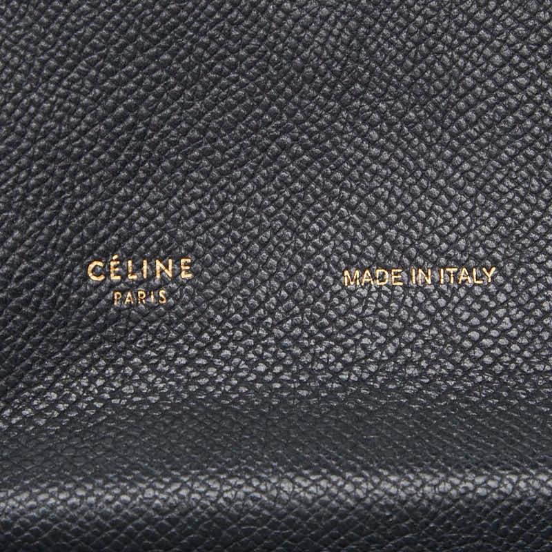 CELINE（セリーヌ） ラージ ストラップ ウォレット 二つ折り 長財布