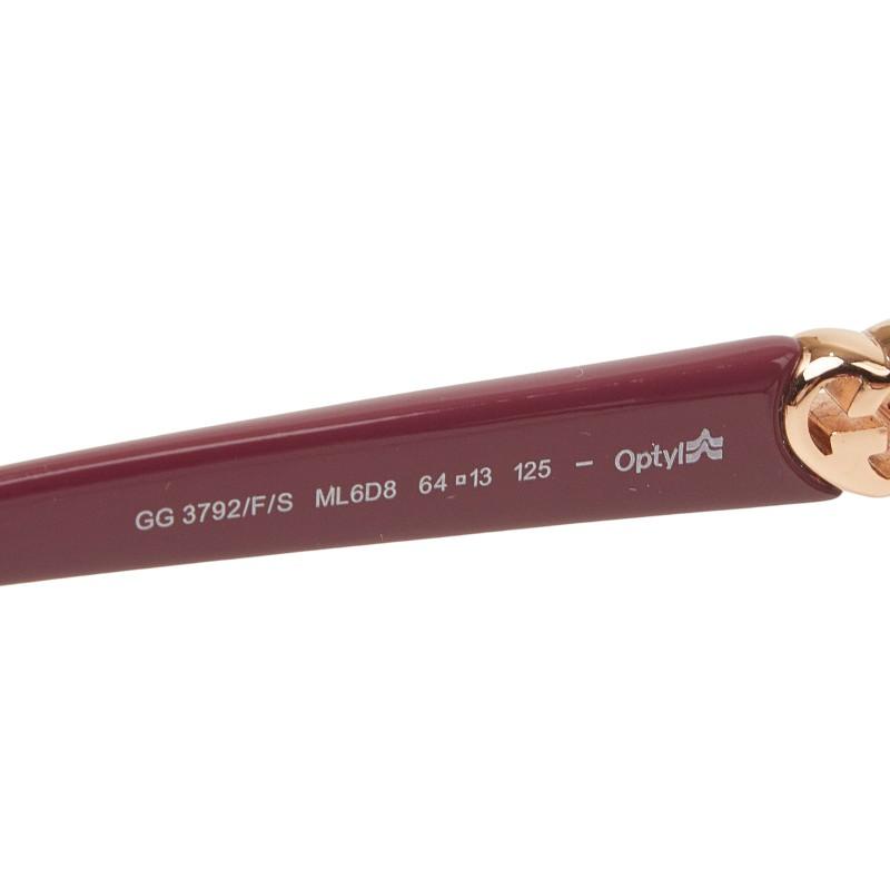 GUCCI（グッチ） インターロッキングG ハート サングラス GG3792/F/S