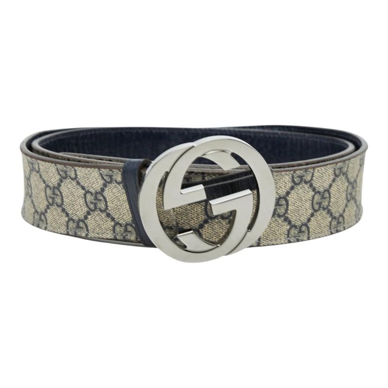 GUCCI（グッチ） GGスプリーム インターロッキングG ベルト サイズ:100