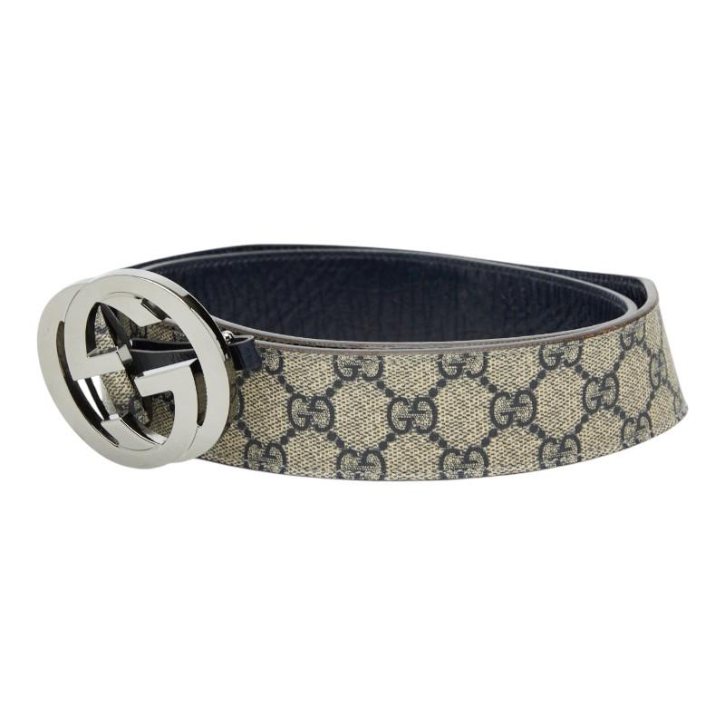 GUCCI（グッチ） GGスプリーム インターロッキングG ベルト サイズ:100