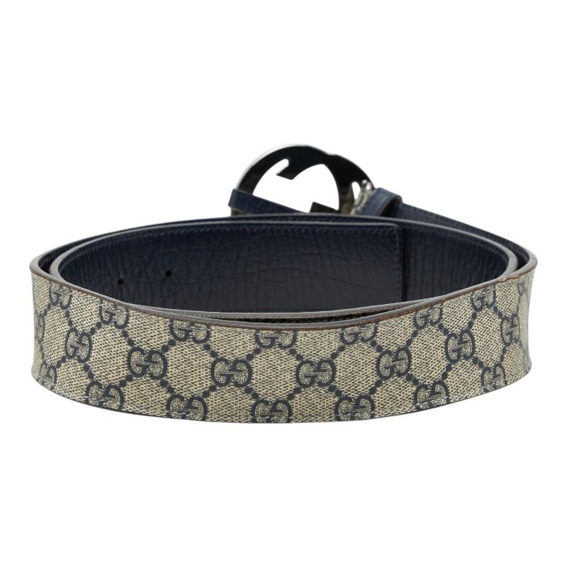 GUCCI（グッチ） GGスプリーム インターロッキングG ベルト サイズ:100