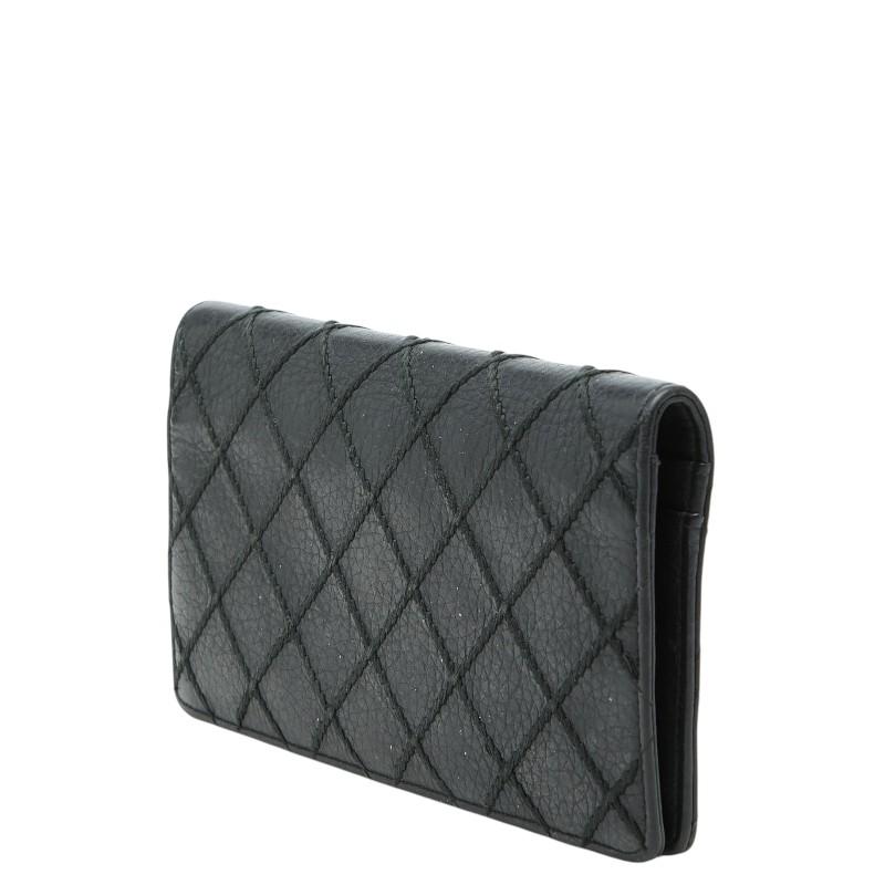【新品】CHANEL ブラック長財布 CHANEL（シャネル） ココマーク ワイルドステッチ 長財布 ブラック