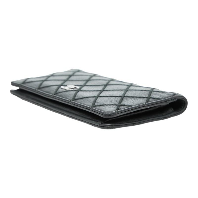 CHANEL（シャネル） ココマーク ワイルドステッチ 長財布 ブラック