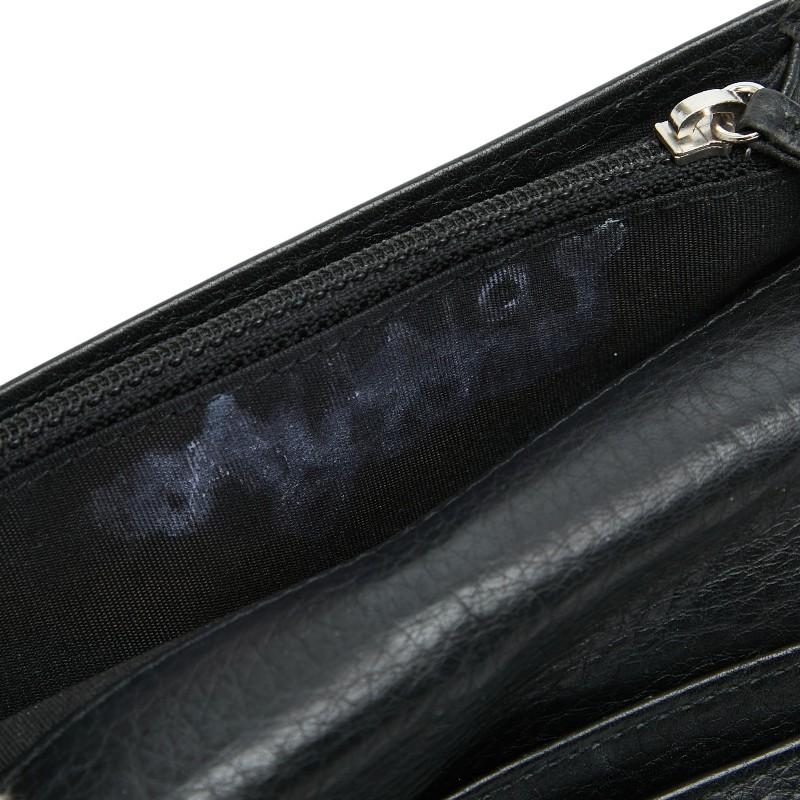 CHANEL（シャネル） ココマーク ワイルドステッチ 長財布 ブラック