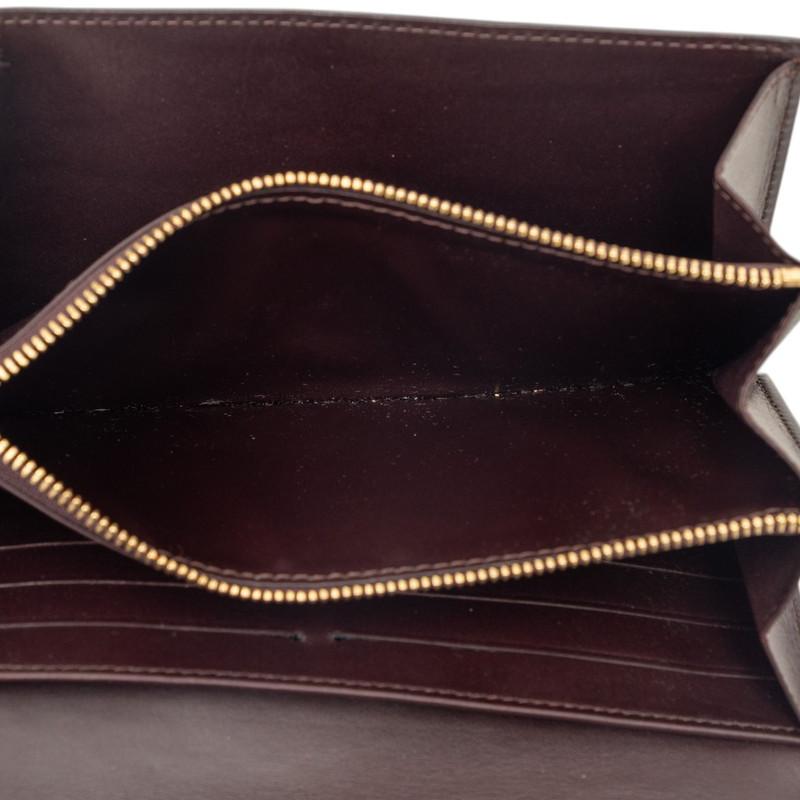 未使用級　袋有　ルイヴィトン　ポルトフォイユ・サラ　ヴェルニ　長財布　アラマント LOUIS VUITTON（ルイ・ヴィトン） ルイ ヴィトン モノグラム ヴェルニ