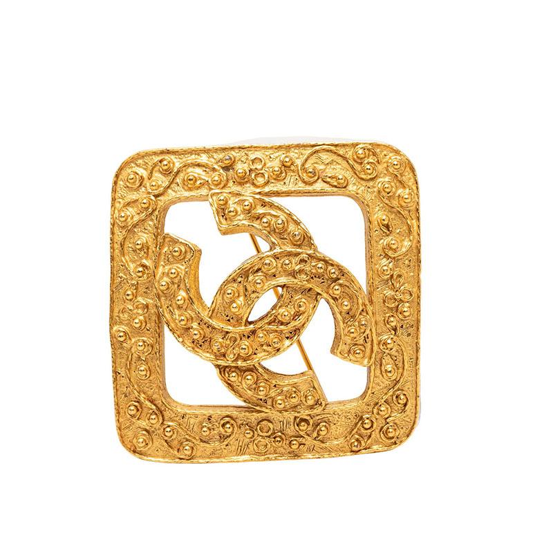 シャネル ココマーク ヴィンテージ ブローチ レディース アクセサリー ゴールド CHANEL（シャネル） ココマーク ヴィンテージ ブローチ ゴールド