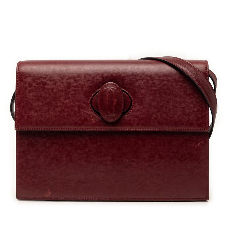 Cartier（カルティエ） 斜め掛け ショルダーバッグ ワインレッド