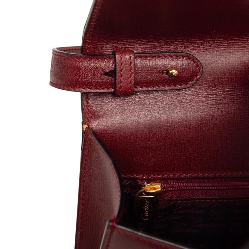 Cartier（カルティエ） 斜め掛け ショルダーバッグ ワインレッド