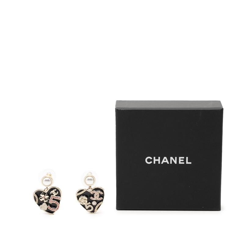 CHANEL（シャネル） ココマーク カメリア No.5 ハート モチーフ ピアス