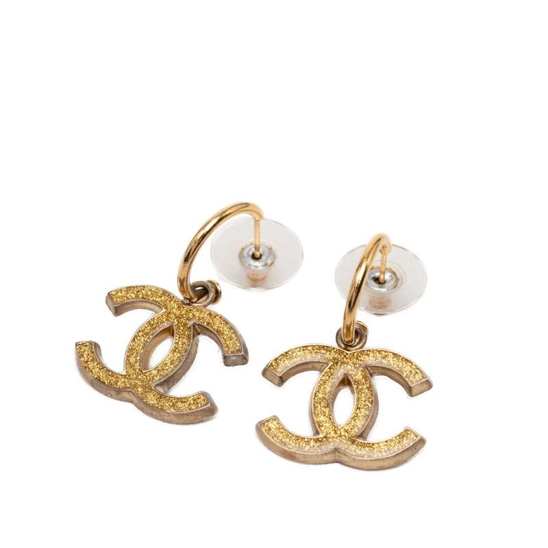 CHANEL（シャネル） ココマーク ラメ スウィング ピアス 05A刻印
