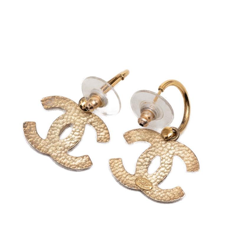 CHANEL（シャネル） ココマーク ラメ スウィング ピアス 05A刻印